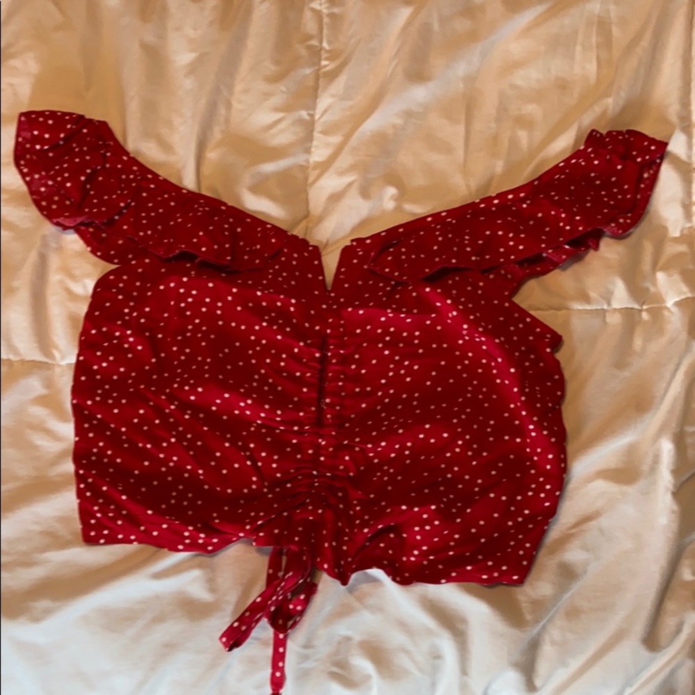 Off The Shoulder Crop Top - Picture 4 of 4